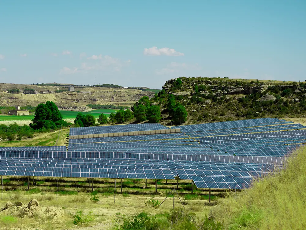 Solar power plants in Spain