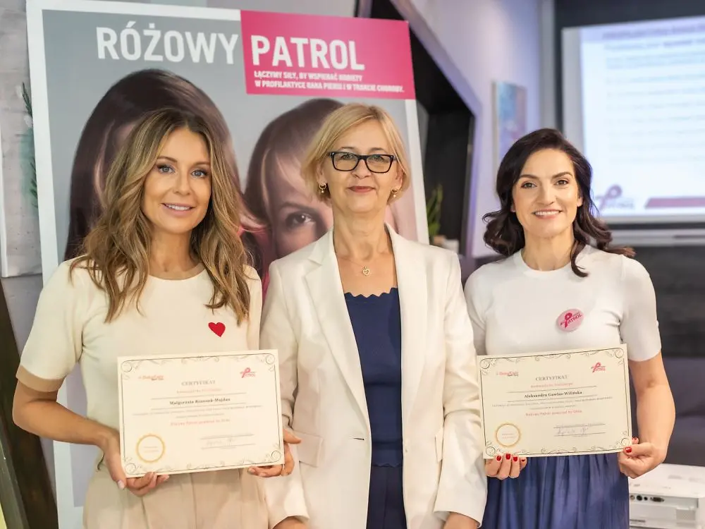 Małgorzata Rozenek-Majdan i Aleksandra Gawlas-Wilińska w gronie certyfikowanych ambasadorek inicjatywy „Różowy Patrol powered by Gliss”